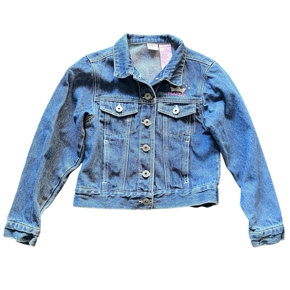 Disney Other - Y2K Disney Princess Girls Denim Jacket Size 7/8 Trucker Jean Jacket